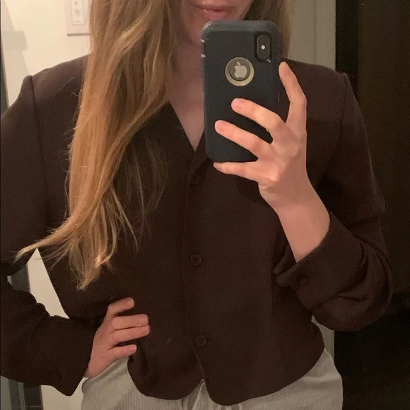 ✨2/20$✨VINTAGE purple blouse - Picture 2 of 7